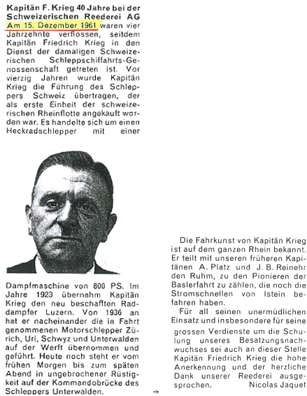 Kapitän Friedrich Krieg