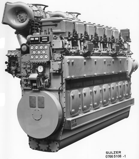 Sulzer-6Z40-Diesel