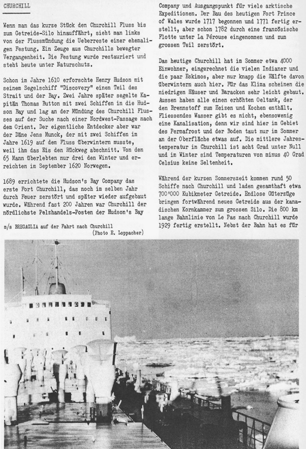 Port Churchill Reise